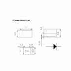 Highlight 0402 Yellow SMD LED, Reversed Polarity Mini 1005 Small Size Light-emitting Diode