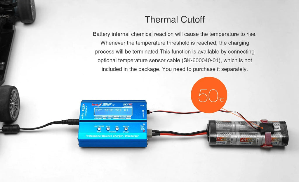 SKYRC IMax B6 V2  Charger With AC POWER 12v 5A Adapter Digital LCD Lipo NiMh 3S battery Balance Charger  for Rc Car Drone