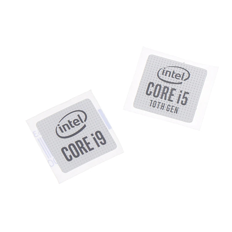100% Brand New  5pcs 10th Generation Core I5 I7 I9 DIY Sticker Label Notebook Decoration