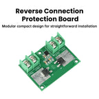 10A MOSFET Anti Reverse Connection Power Protection Module OW RDS(on) Reverse Connection Power Protection Board 5V–26V 12V–60V