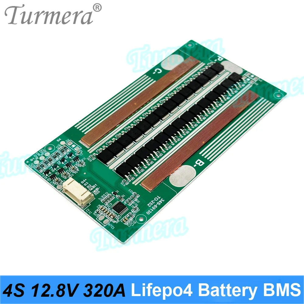 Turmera 4S 12.8V 280A Balance Lifepo4 Battery BMS Balance Protected Board for 3.2V 100Ah 200Ah 280Ah 320Ah Lifepo4 Batteries Use
