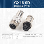 GX16 2/3/4/5/6/7/8/9/10 Pins Aviation Plug Aviator Socket Butt Joint Male&Female Docking Connectors