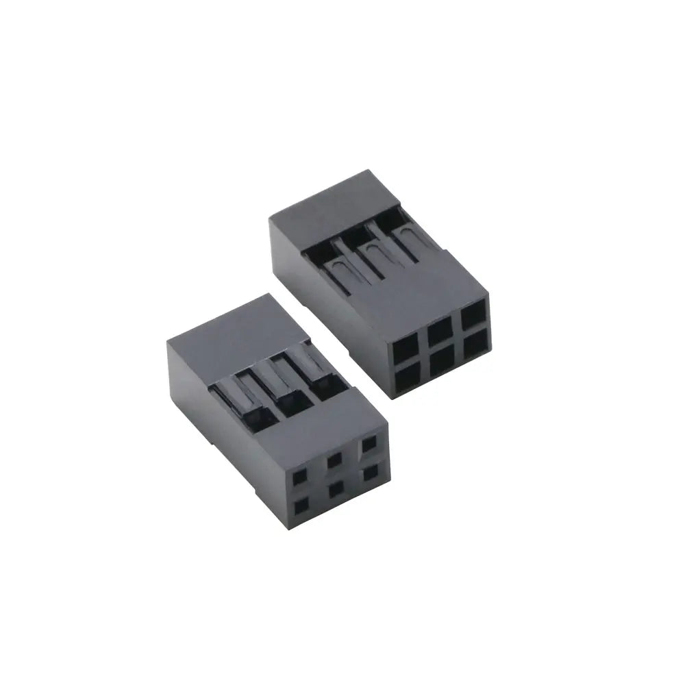 Dupont Plastic Shell Plug 2.54mm Single Double Row Dupont Connector 1/2/3/4/5/6/7/8/9/10P 2*2/3/4/5/6/8/10/20P Housing Terminals