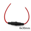 5Pcs BLX-A Glass Fuse Holder 5x20mm 6x30mm PCB Mount Fuseholder Clip Ceramic Fuse Tube Socket for Electrical Safety