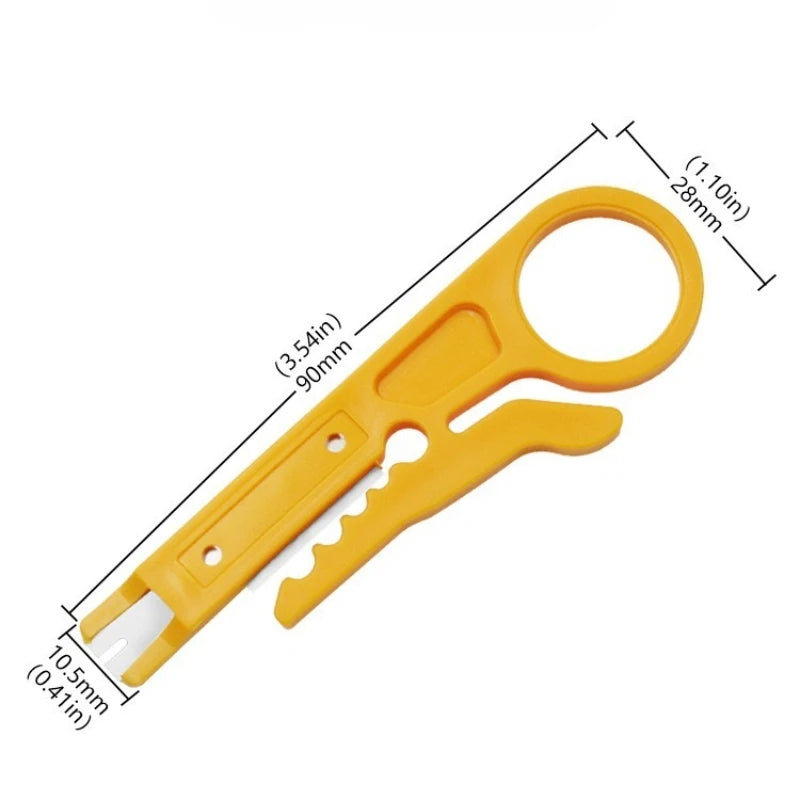 Network Wire Stripper Mini Cable Stripper Tools for RJ45 CAT5 CAT6 Data Lines Wire Knife Crimper Pliers Electricians Hand Tools