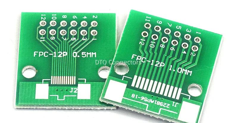 FPC/FFC Adapter Board 0.5/1.0MM to 2.54MM Soldered Connector 4/5/6/8/10/12/14/16/20/26/3040/45/50/60 Pin