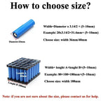 Blue Width 7mm~155mm PVC Heat Shrink Tube 1-20meters 18650 Lipo Battery Pack Insulated Cable Sleeve Protection Battery Film Wrap