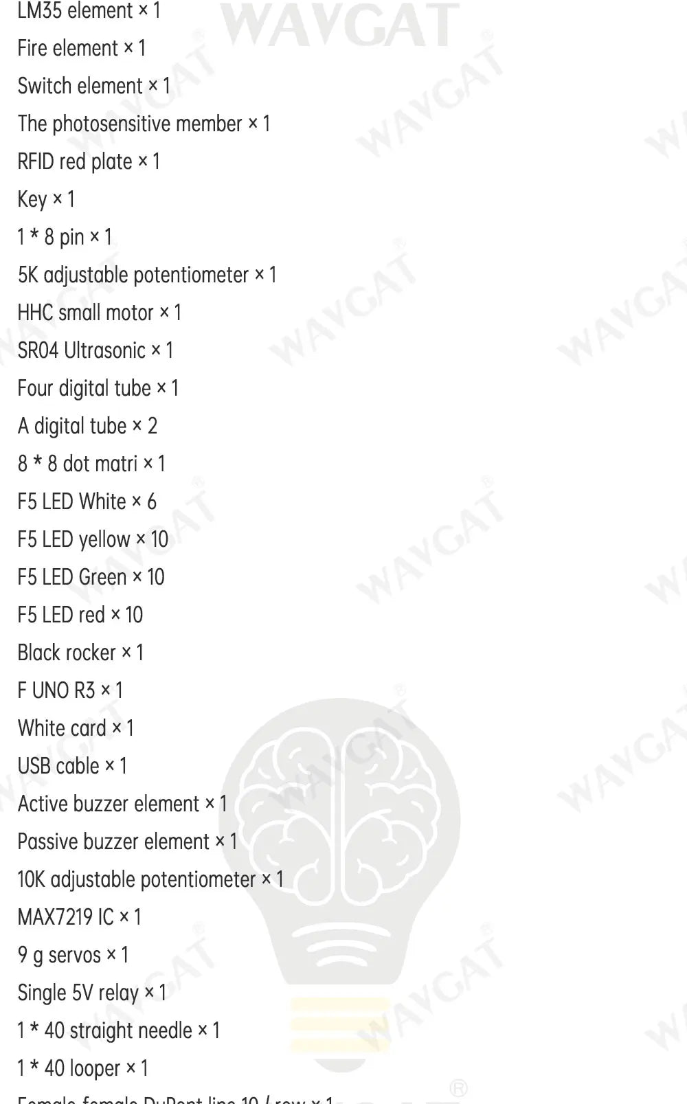Starter Kit for Arduino Uno R3 - Uno R3 Breadboard and holder Step Motor / Servo /1602 LCD / jumper Wire/ UNO R3