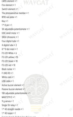 Starter Kit for Arduino Uno R3 - Uno R3 Breadboard and holder Step Motor / Servo /1602 LCD / jumper Wire/ UNO R3