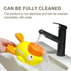 Intelligent Dog Automatic Feeder Cat Dog Puzzle Feeder Interactive Pet Food Treat Dispenser Cartoon Duck Design for Dog Training