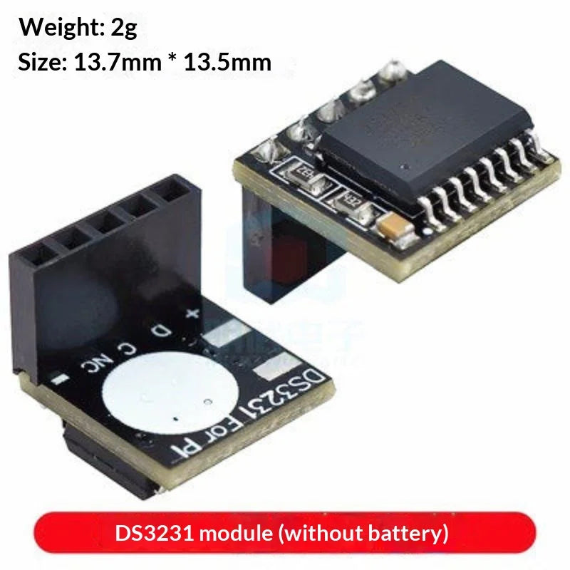 DS3231 High Precision RTC Module - I2C Interface Real Time Clock with AT24C32 EEPROM, 3.3V/5V Compatible for Arduino
