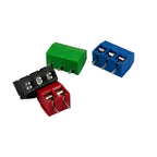 10pcs KF301 KF306 Screw Type Terminal Block 5.0/5.08mm Pitch Splicable PCB Circuit Board Connector Terminal Posts 2P‑6P