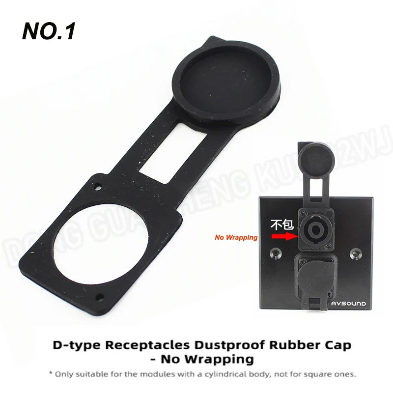 D Type RCA Female Jack YS367A Mounting Module Solder Socket AV Audio Video Connector for DVD Panel