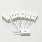 5PCS Vertical cement resistance SQM 5W 0.05 ~ 100K ohm 5% 0.1R 0.15R 0.22R 0.25R 0.39R 0.47R 1R 10RJ 100R 150R Ceramic resistor