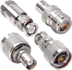 4 Piece SMA BNC UHF To SMA MCX MMCX BNC TNC UHF SO239 PL259 N F Type SMB RF Coaxial Coax Adapter Connector Combination