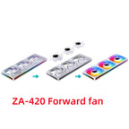 Jonsbo ZA-420/140 Computer Case Fan DIY Exchange 2 Sets Fan Blades  5V ARGB 140mm PWM Reverse Combination Cooling Fan