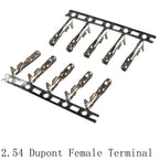 200pcs Electronic Wire Pressing Terminals, XH2.54 PH2.0 CH3.96 VH3.96 KF2510 Dupont SM ZH1.5 JST SH1.0 Connectors Metal Pins
