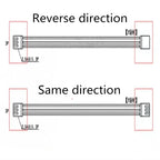 10Pcs GH1.25 2P/3P/4P/5P/6 Pin JST GH Series 1.25 Connector With Wire 10CM/20CM/30CM 1007 28 AWG 1.25MM