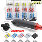 50-1200PCS Heat Shrink Tubing Wires Cable Sleeves Waterproof Solder Seal Wire Connector Electric Cable Protection with Heater