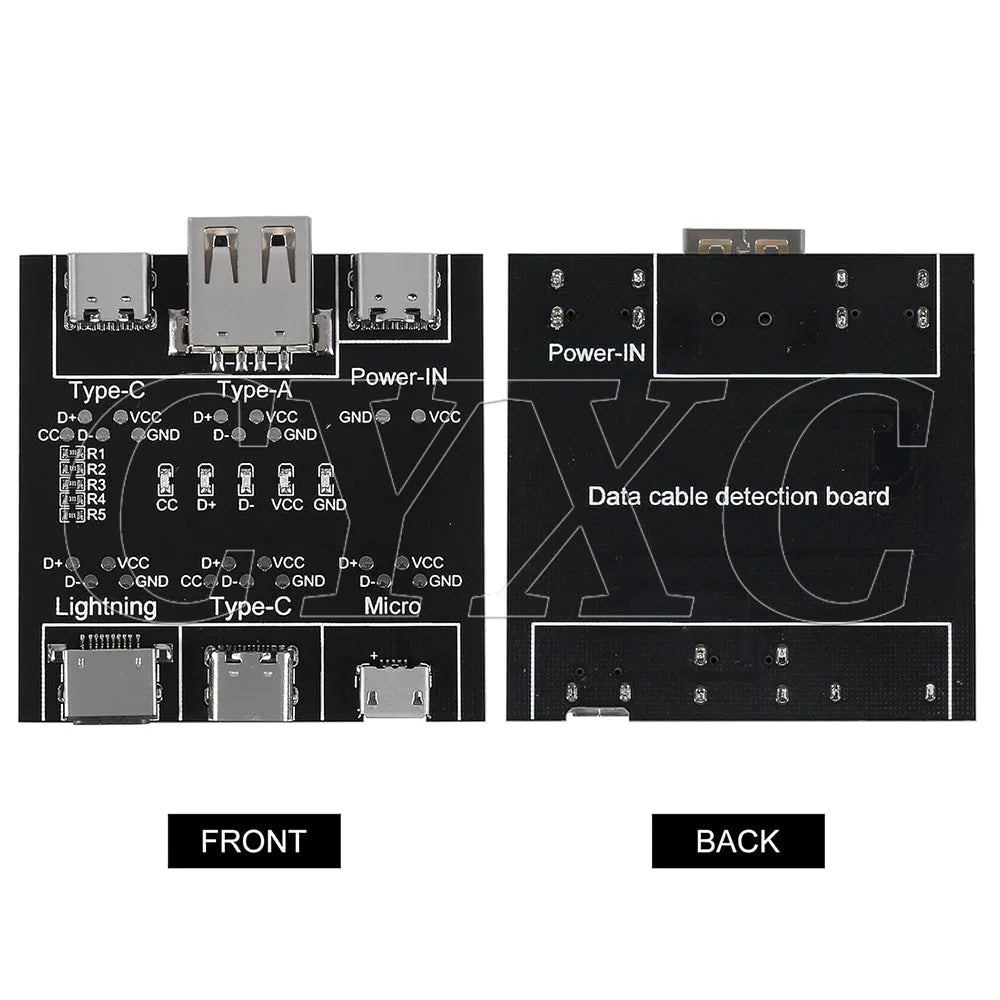 DT3 Data Cable Detection Board Type-C Micro USB C Cable Tester Short Circuit On Off Switching Diagnose Tool for iOS Android