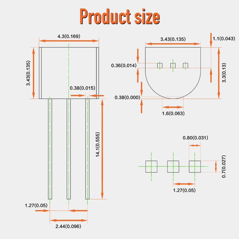 100/200PCS Triode Transistor Set BC337 BC327 2N2222 2N2907 2N3904 2N3906 S8050 S8550 A1015 C1815 TO92 PNP NPN Transistors kit