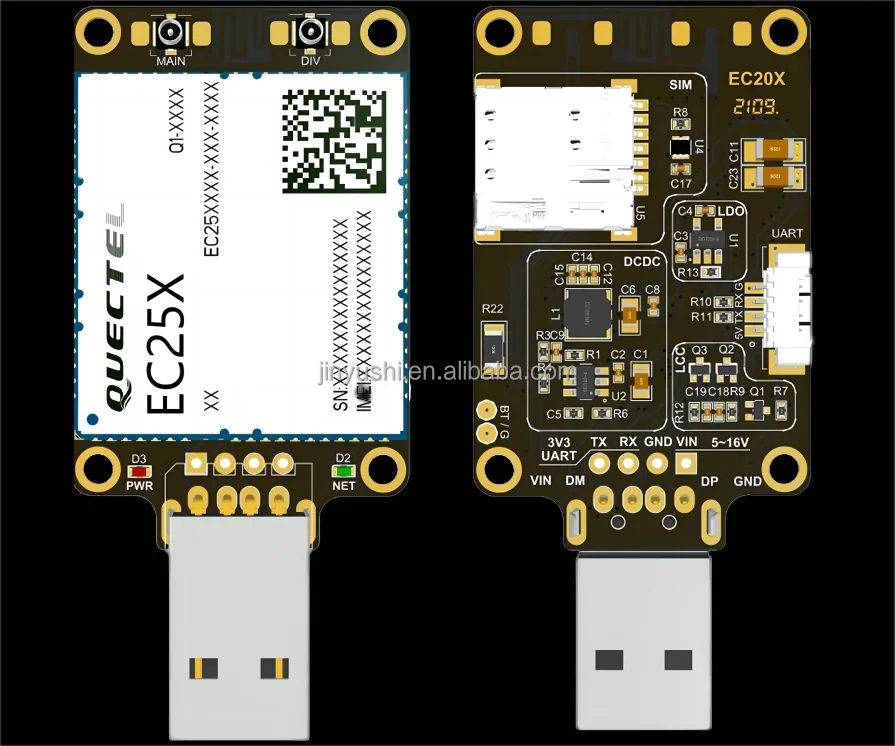 Quectel EC25 Wireless LTE USB Dongle Linux Android 4G USB2.0 Adapter With EC25-E EC25-AU EC25-J EC25-EC EC25-EU EC25-AF EC25-MX