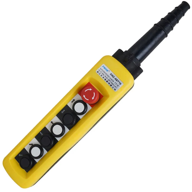 2/4/6/8 Pushbuttons Double Speed/Single speed Hoist Crane Pendant Control Stations With Emergency Stop For circuits XAC-A271