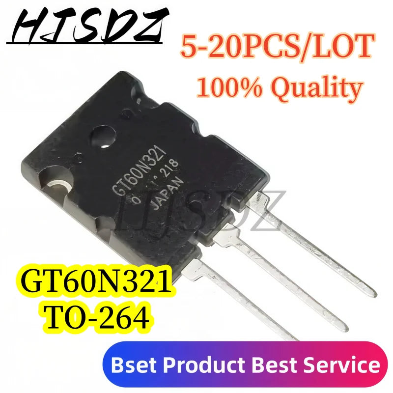 100% Quality【5-20PCS/LOT】GT60N321 60N321 60A/1000V IGBT Transistor Field Effect Transistor