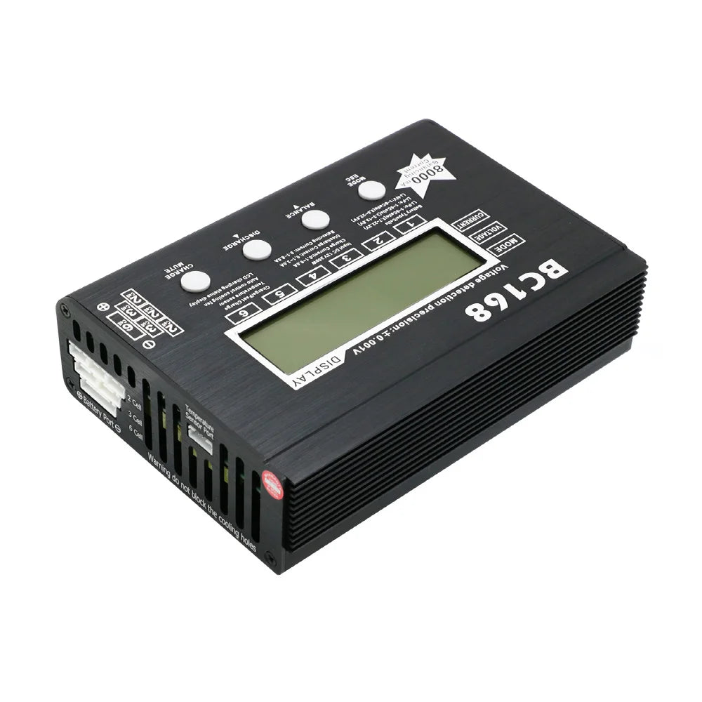 AOK BC168 1-6S 8A 200W Super Speed LCD Intellective Balance Charger/Discharger for Lipo Battery Rc Toys
