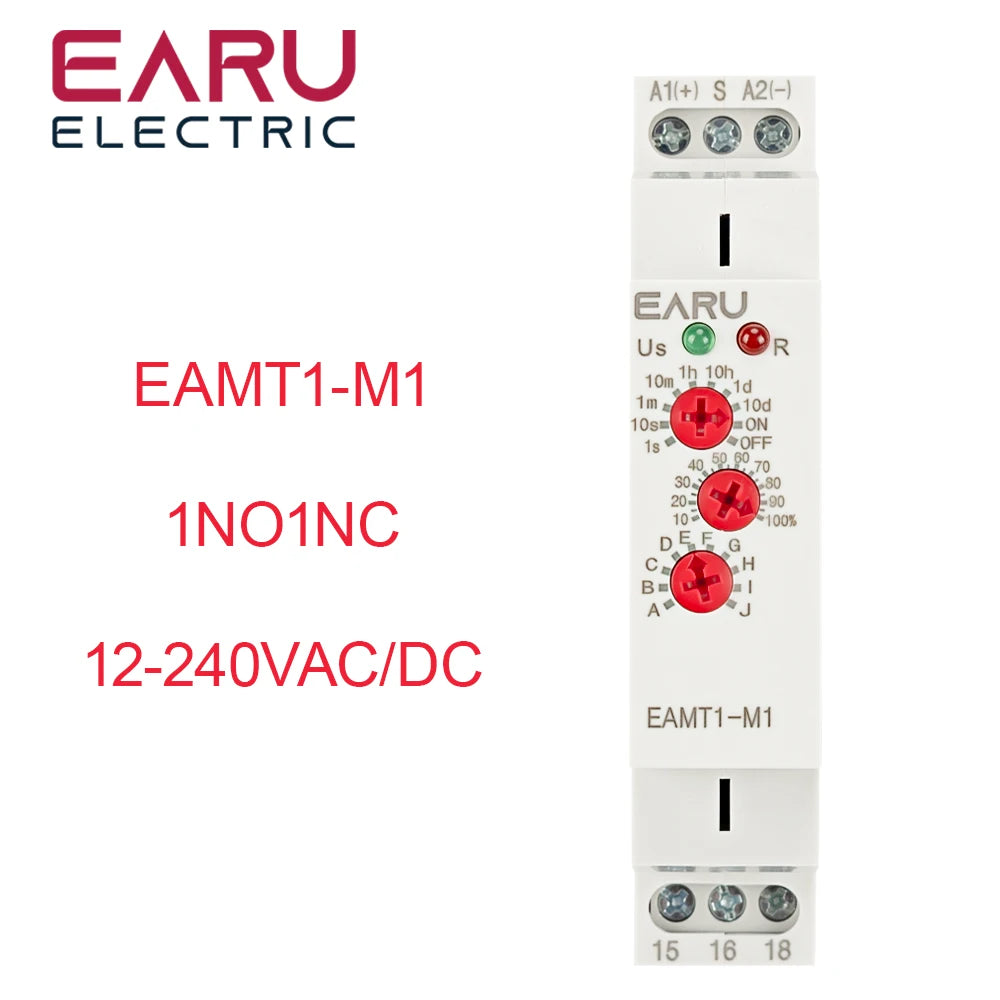 ALC18 Din Rail Mount Staircase Timer Switch 220VAC 16A Mechanical Time Delay Relay Auto-off Timer Corridor Stair Hall Lighting