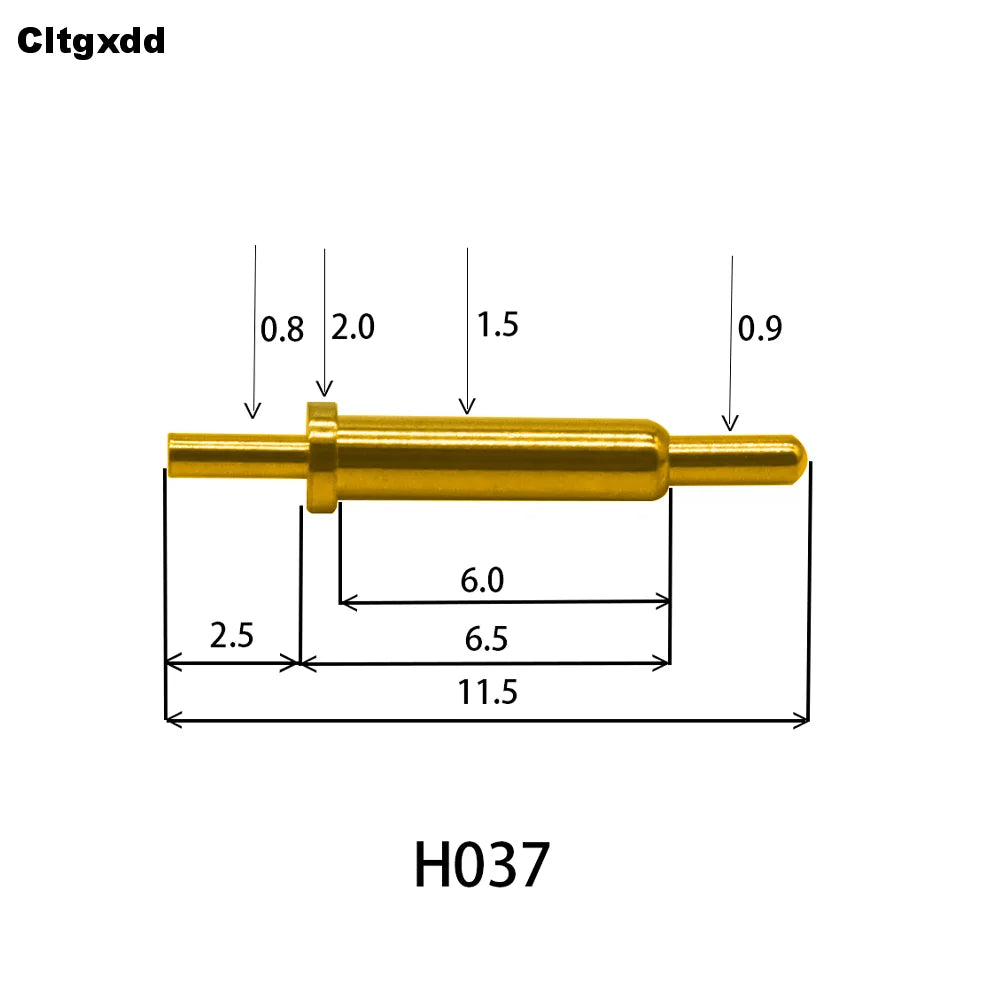 5pcs Pogo Pin Connector Pogopin Battery Spring Loaded Contact SMD Needle PCB 2 3 4 5 6 7 8 9 10 12 14 MM Test Probe H021 - H040