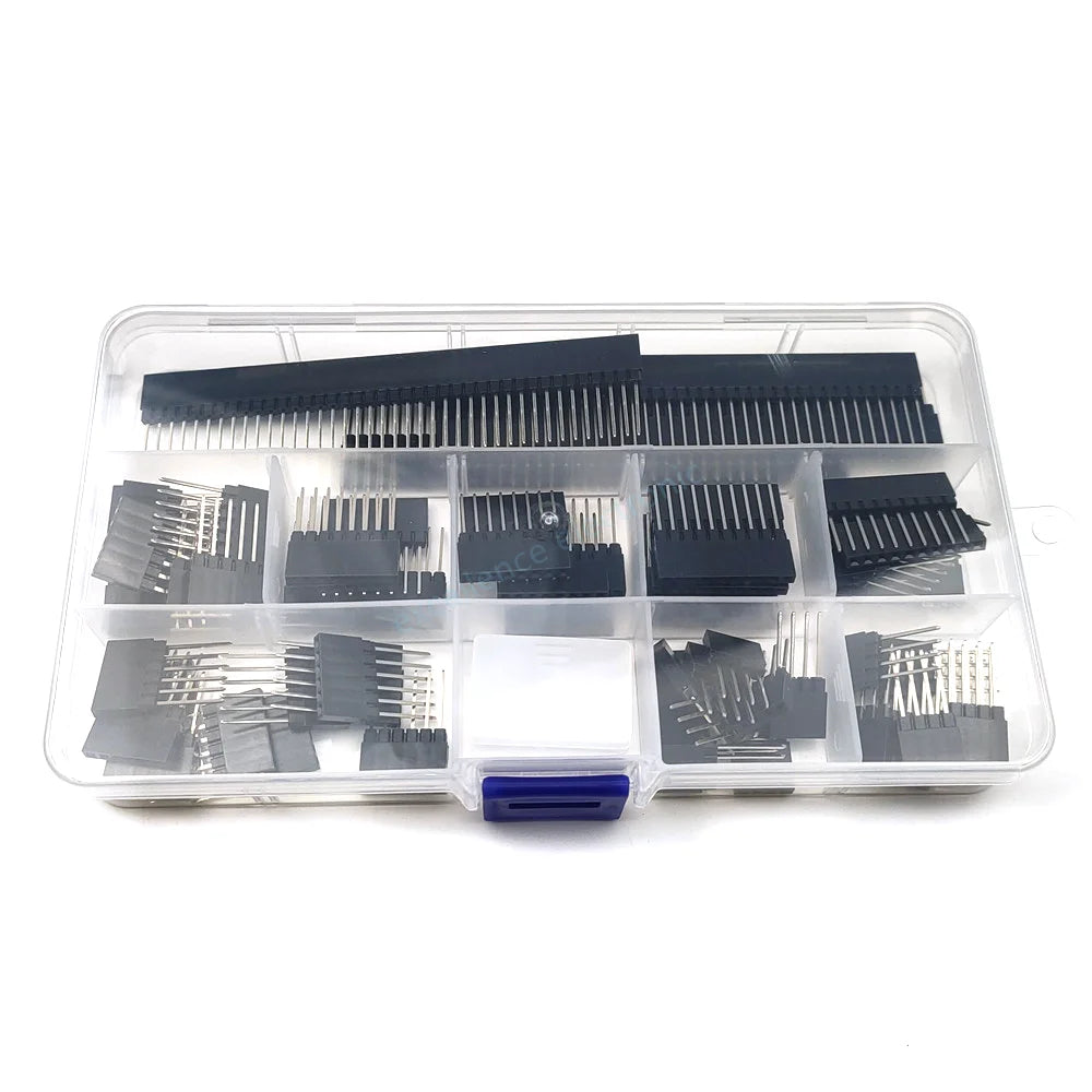 65PCS PC104 2.54 MM Pitch 4P 6P 8P 10P 40Pin Female Single Row 12.2MM Long Pin Header Strip Industrial Computer Connector Socket
