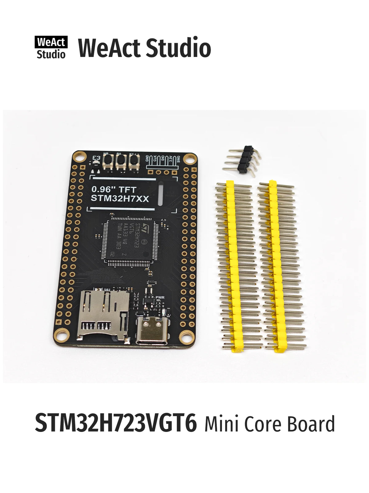 WeAct STM32H723VGT6 STM32H723 STM32H7 STM32 Core Board Demo Board