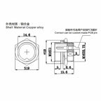 5/8' Male Socket GX16 Circular Connector 2Pin3pin4pin 5pin6pin7pin8pin9pin10pin Diameter 16mm L73 RS765 DF16 M16