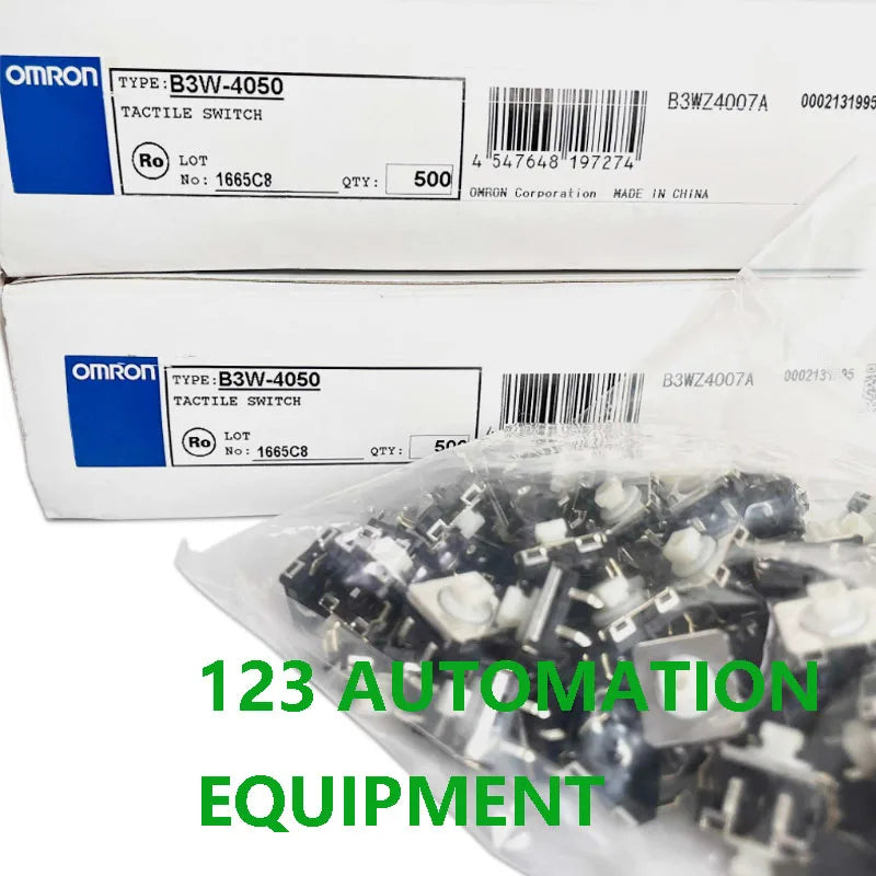50pcs Authentic New Omron B3W-1000 1002 1050 1052 4000 4005 4050 4055 Waterproof Tactile Switch Sealed Light Touch Switch