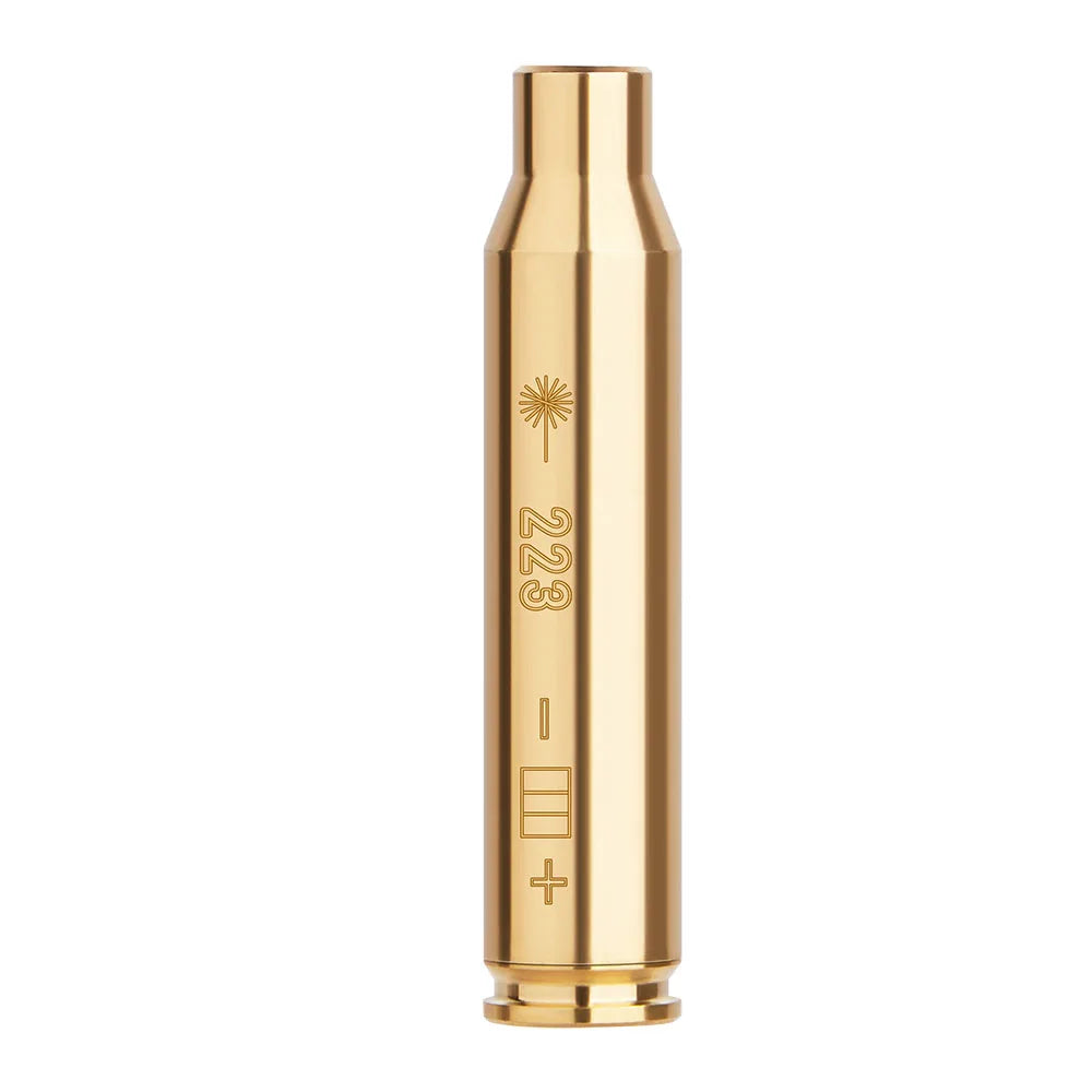 Red Dot Laser Brass Boresighter CAL .223/5.56/9mm/308/7.62/.45/30-06 Cartridge Boresight for Rifle Scope Hunting Gun Accessories