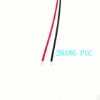10-50Pcs 2 Pin 2.54mm Pitch Female Jack for Dupont Connector 2P Socket with 26AWG PVC Wire Jumper Cable for Dupont Line PCB DIY
