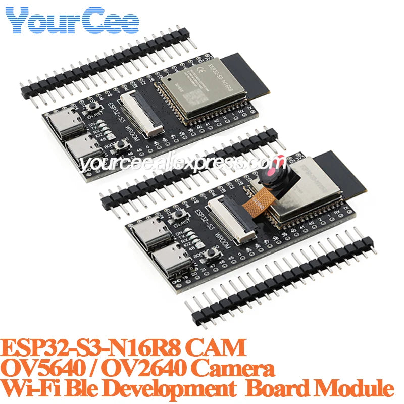ESP32S3 ESP32-S3 WROOM N16R8 CAM Development Core Board Module OV2640/5640/OV3660 Camera Wireless WiFi+Ble Module