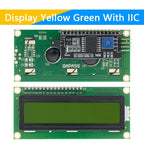LCD1602 1602 LCD Module Blue / Yellow Green Screen 16x2 Character LCD Display PCF8574T PCF8574 IIC I2C Interface 5V for Arduino