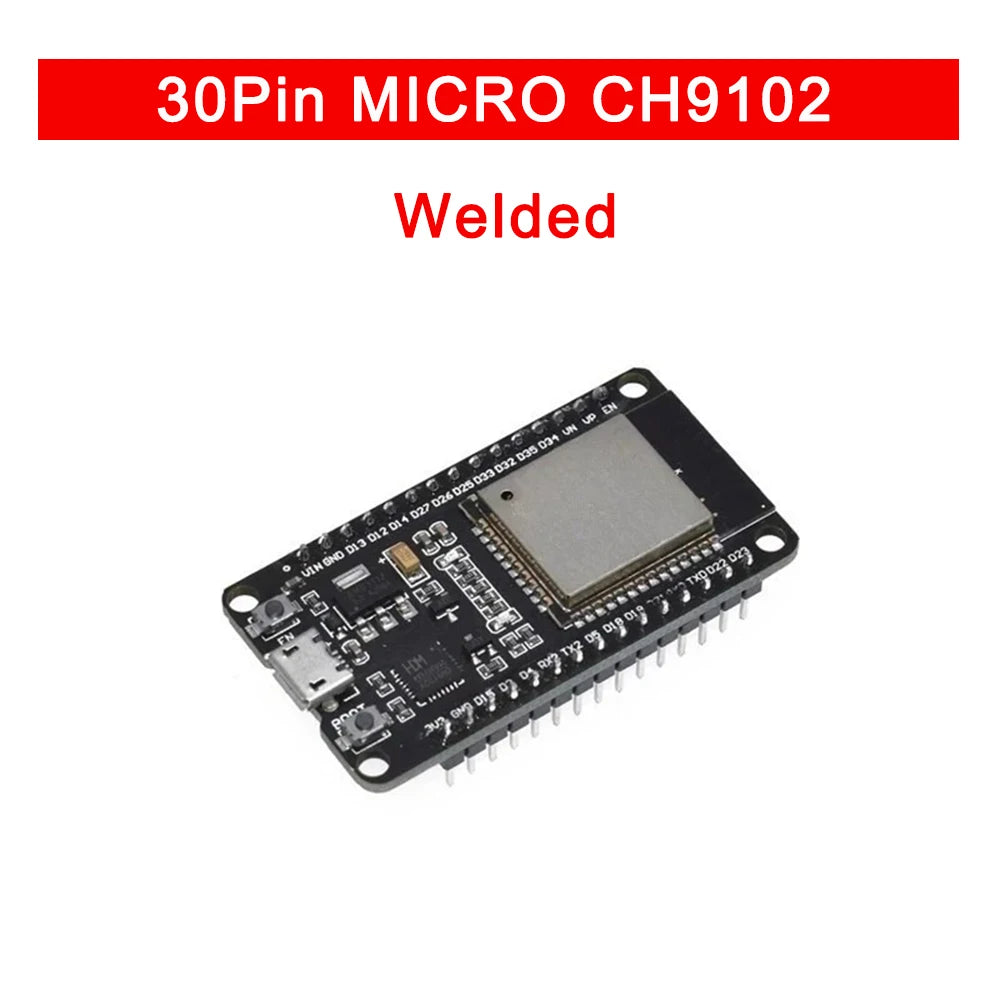 10PCS ESP32 Development Board WiFi+Bluetooth Ultra-Low Power Consumption Dual Core ESP-32 ESP-32S CP2102 CH9102 CH340 DEVKIT V1