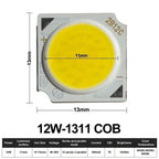 10pcs COB LED 3W 5W 7W 10W 12W 15W 18W 30W 36W Neutral Cold Warm White 13mm 20mm 28mm 1919 Chips Lamp SpotLight Downlight DIY