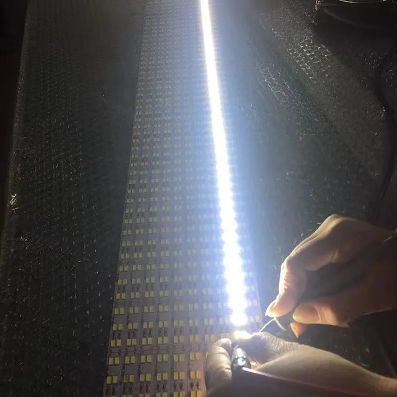 5V 12V 24V LED Bar Light Aluminum Rigid Strip Led Hard Strip 5730 Under Cabinet Light Bar Warm Natural White 4000K 10Pcs 50cm