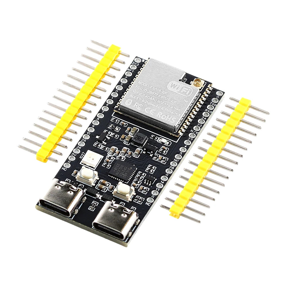 CP2102 ESP32-C5 Development Board Dual-frequency 2.4G and 5GHz WiFi Module ESP32-C5-DevKitC-1 4MB Flash WIFI6 Extended Antenna
