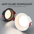 Round Anti-Glare Led SMD2835 Recessed Downlights 7w 10w Hole Size 7cm Ceiling Lamp Spotlights for Indoor Lighting