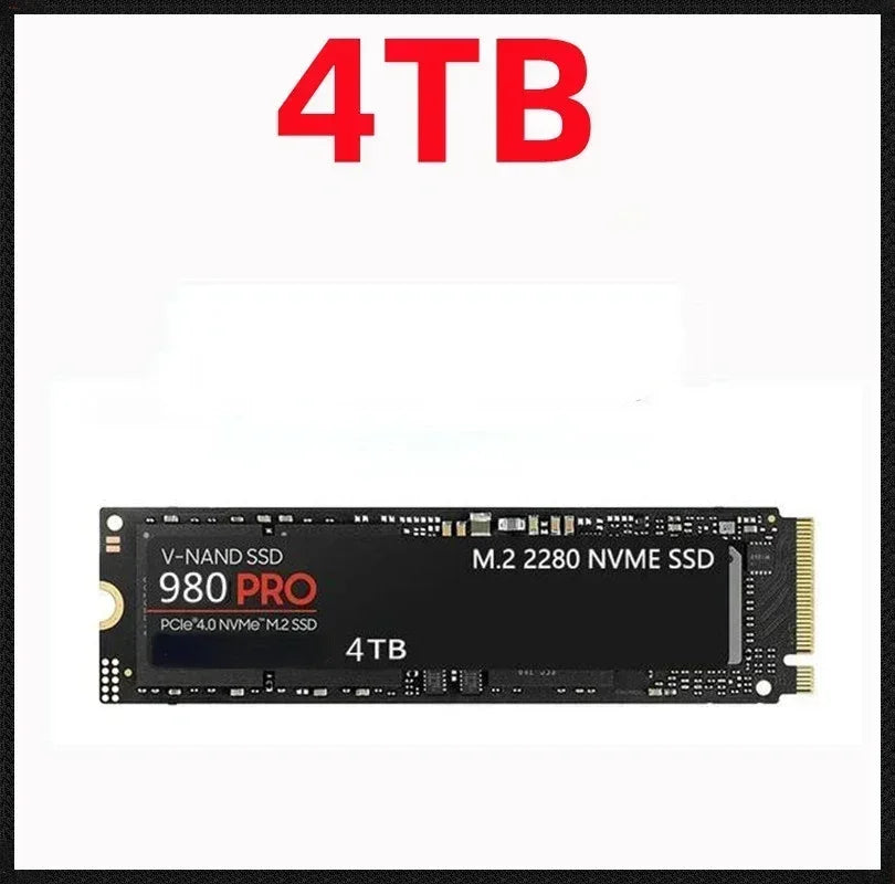 980Pro M.2 2280 NVMe SSD PCIe Gen4.0 X4 3D NAND TLC Hard Drive 1TB 2TB 4TB Storage For PS5 Laptop Desktop Computer