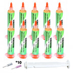 RMA‑223‑TPF 10ml Syringe No‑Clean Liquid Soldering Flux Paste for BGA Reballing SMD PCB Motherboard Chip Repair Welding Tools