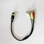 4 Pin Aviation Head Cable 4 Pin Male/Female Plug to RCA +DC + BNC Converter Cable For Car Rear Camera Monitor