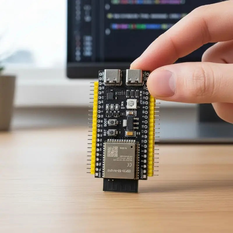 ESP32 S3 Dual Core Development Board 2.4G WiFi Bluetooth Support for Electronics Hobbyists DIY Innovation Projects