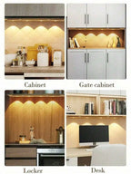 Night Light USB Motion Sensor Wireless Ultra Thin LED Wine cooler Light For Kitchen Cabinet Bedroom Wardrobe Cabinet Lighting