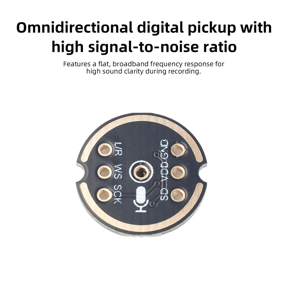 MS3625 I2S MEMS Microphone Module High Anti-Interference Left Right Channel for ESP32 DSP Smart Voice Audio Development